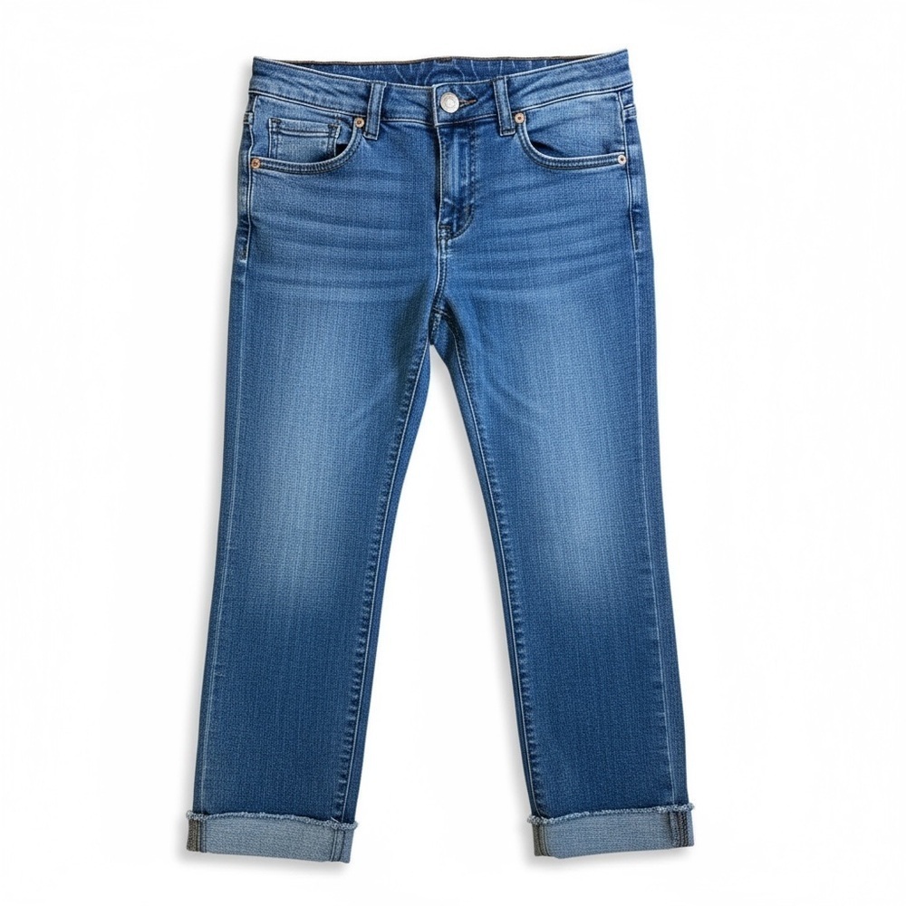 Kut from the Kluth Amy Crop Straight Leg Jeans Denim Women’s Size 4